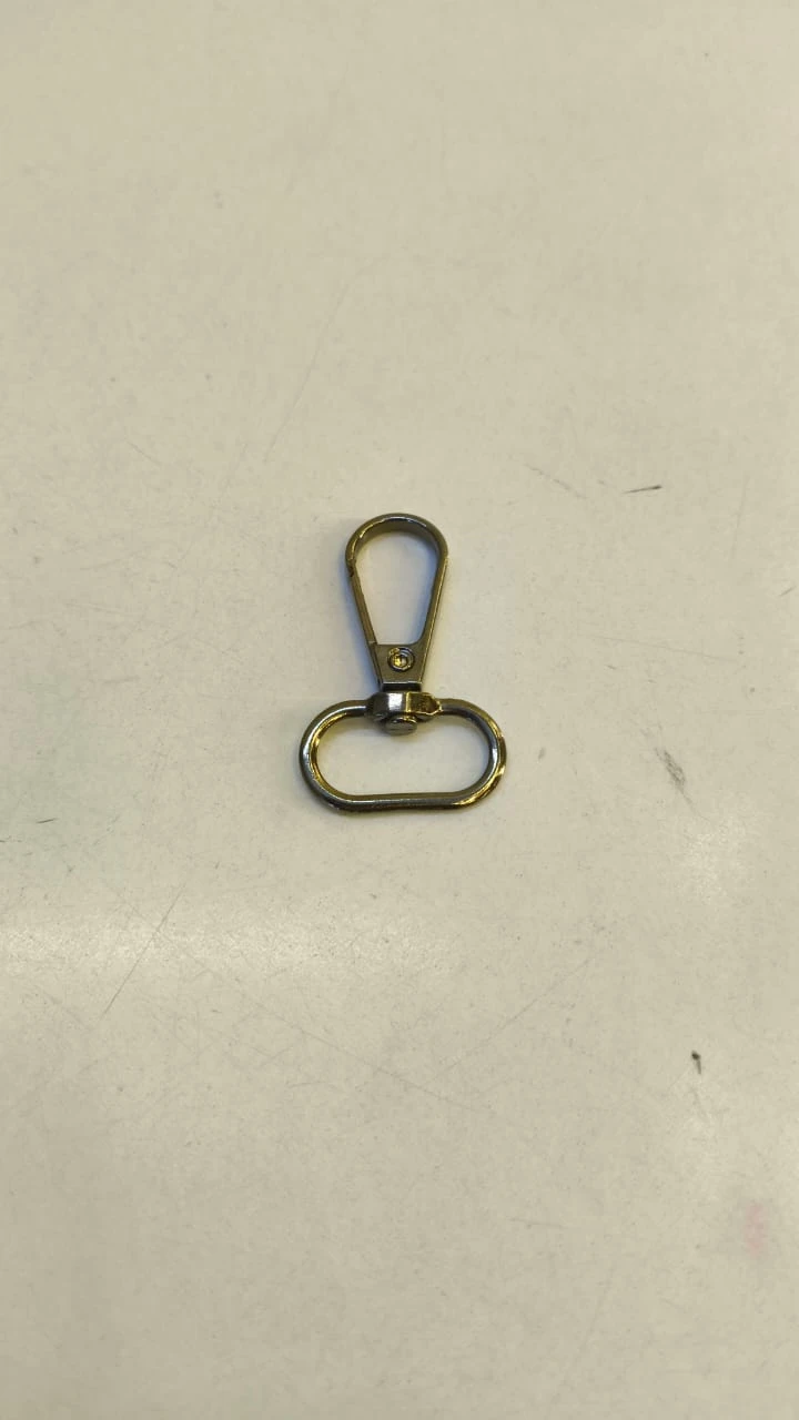Lobster (dog hook -1 inch)-silver (pack of 5 piece)