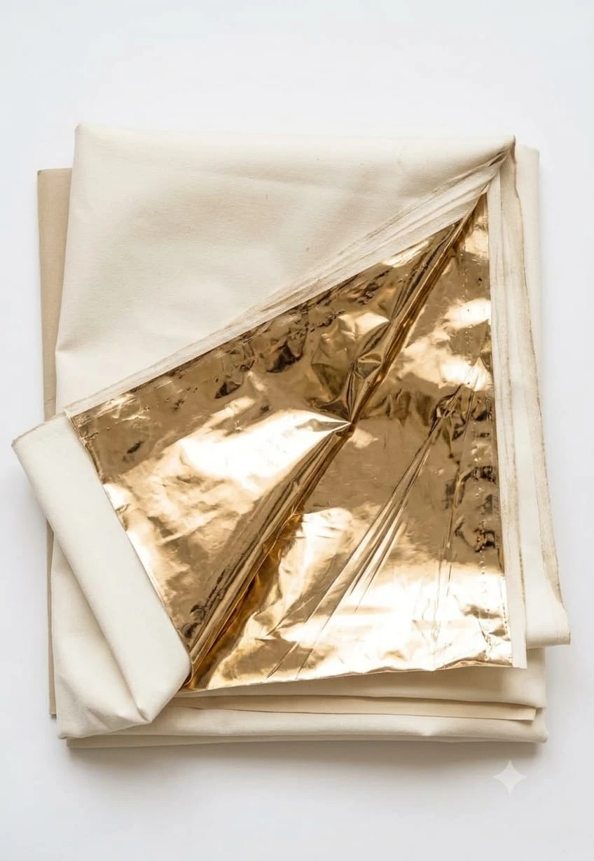 Waterproof Fabric (58 inch pana-Golden color)- (1 meter)