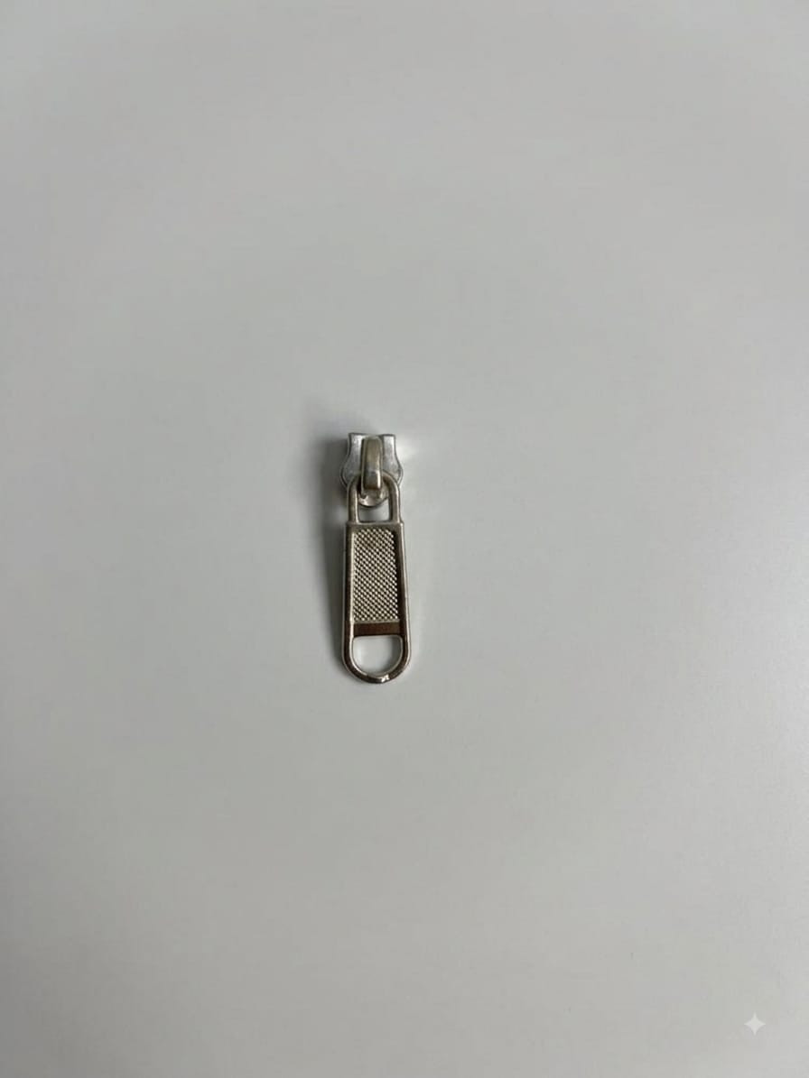 Zip (runner-5 no.)- silver ( pack of 5 piece)