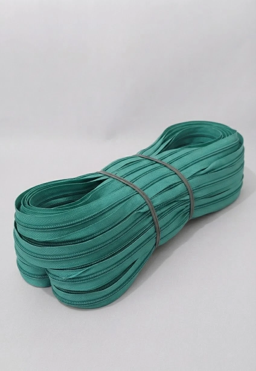 Zip (Chain-5 no.)- blue-green teal (pack of 5 meter)