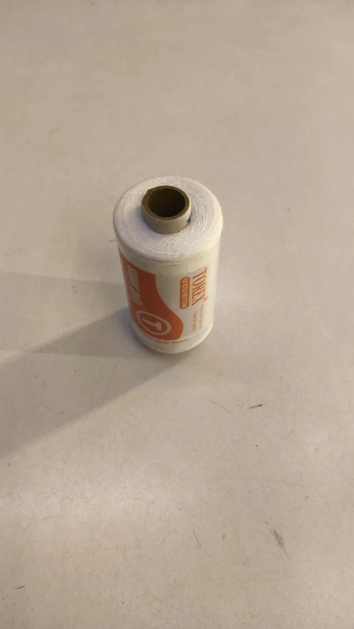 Thread (Dhaga -regular)-White (1 piece)