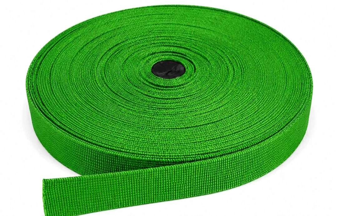 Belt Roll (niwar strip- 1 inch)- bright green (1 Roll)