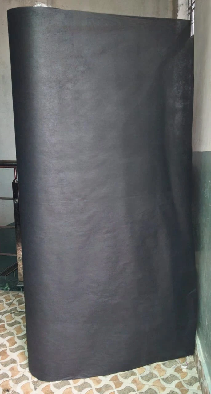 Non-woven (60 inch pana-70 GSM)-  Black color (1 meter)