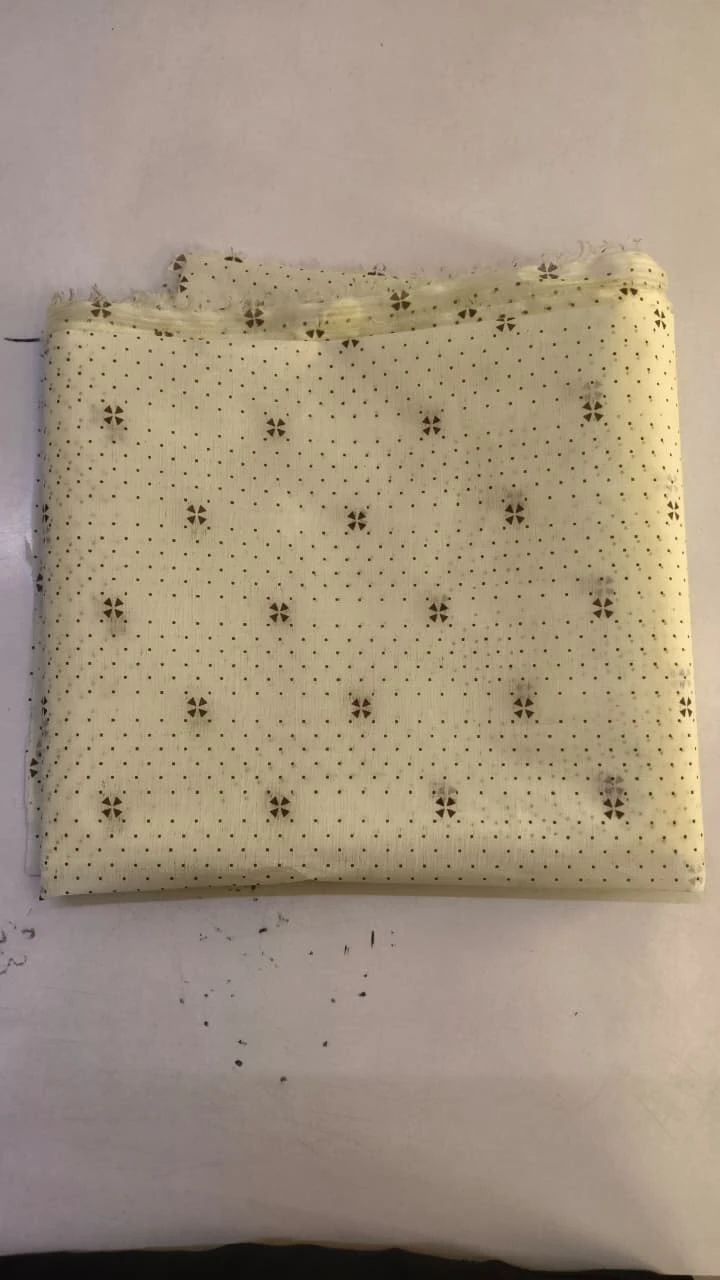 Water resistant Lining (65 inch pana-cream color)-dot print (1 meter)