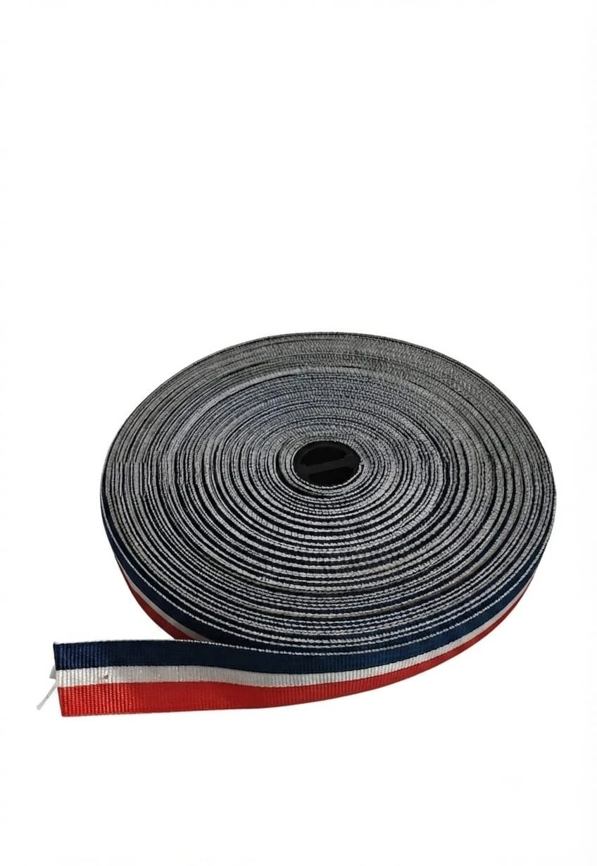 Belt Roll (niwar strip- 1 inch)- tricolor (1 roll)