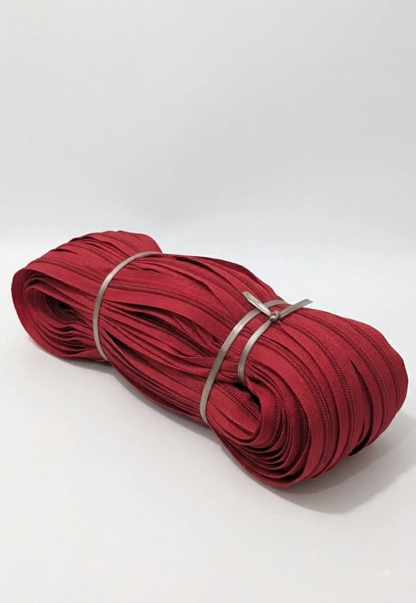 Zip (Chain-5 no.)- red (pack of 5 meter)