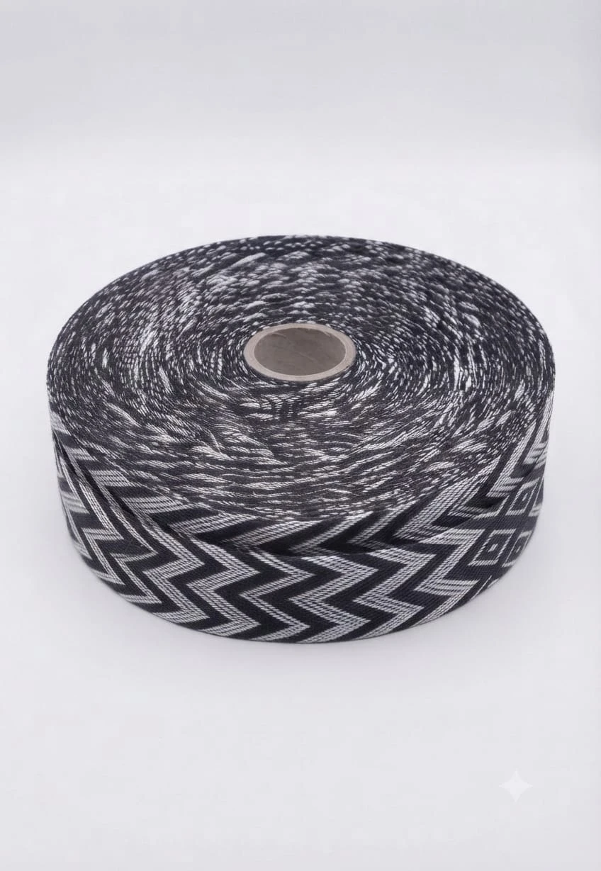 Belt Roll (niwar strip roll- 1.5 inch)-  black (1 roll)