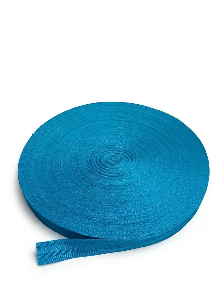 Belt (niwar strip- 1 inch)- cerulean blue (pack of 5 meter)