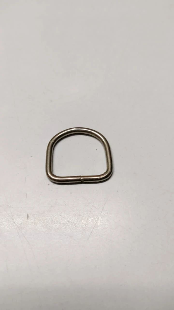Belt Ring (D ring -1 inch)-silver (pack of 5 piece)
