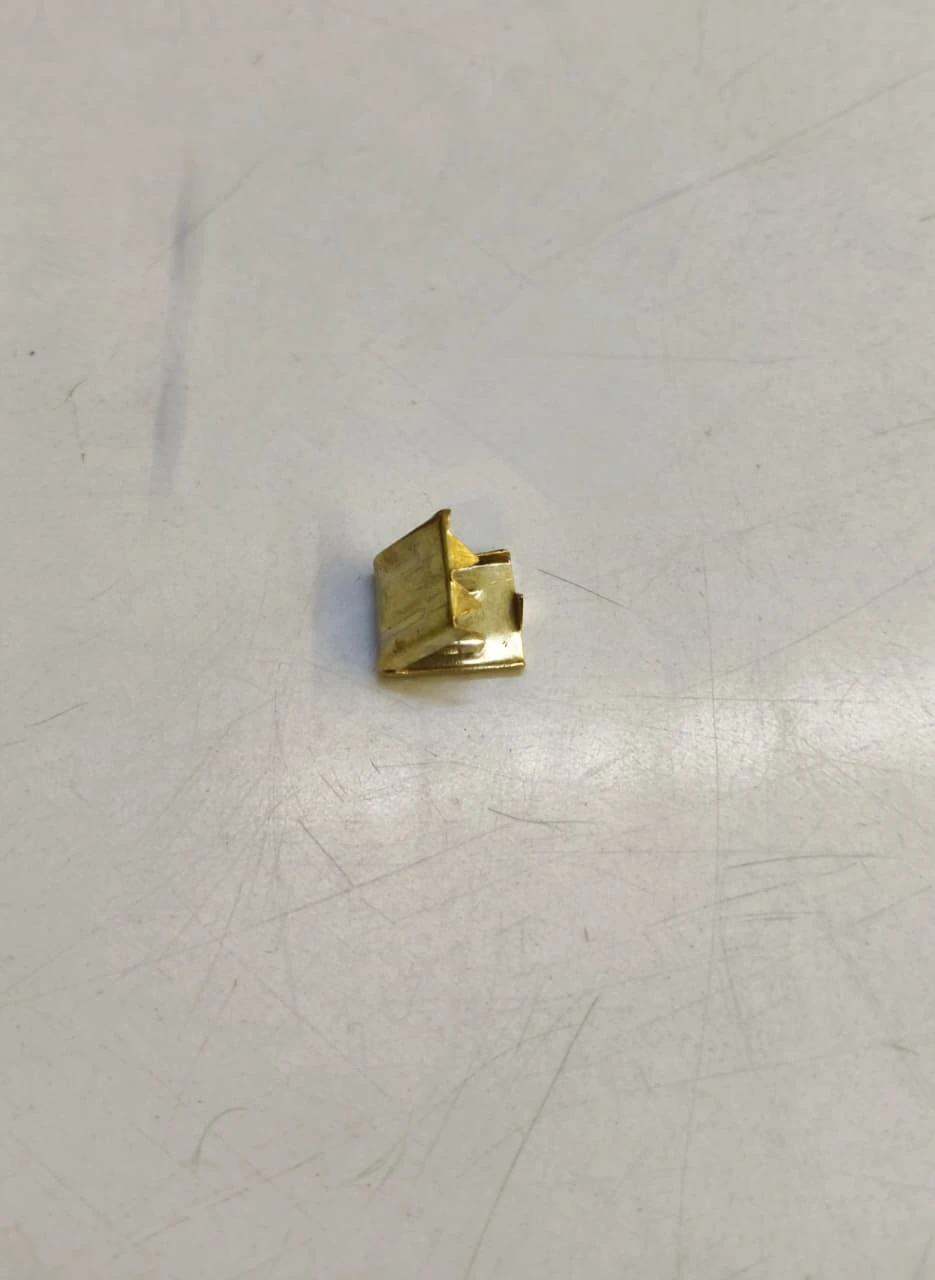 Zip (lock/stopper-regular)-golden (pack of 10 piece)