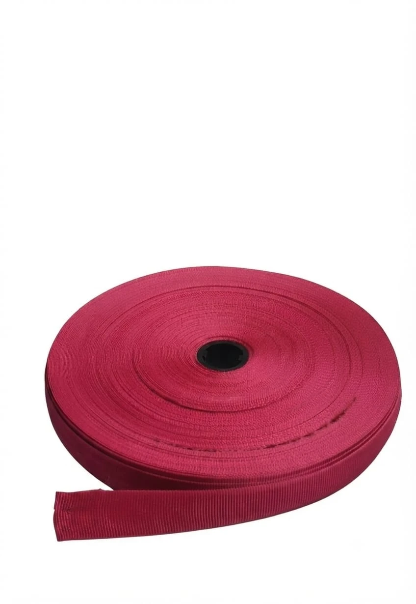 Belt Roll (niwar strip- 1 inch)- rani pink (1 roll)