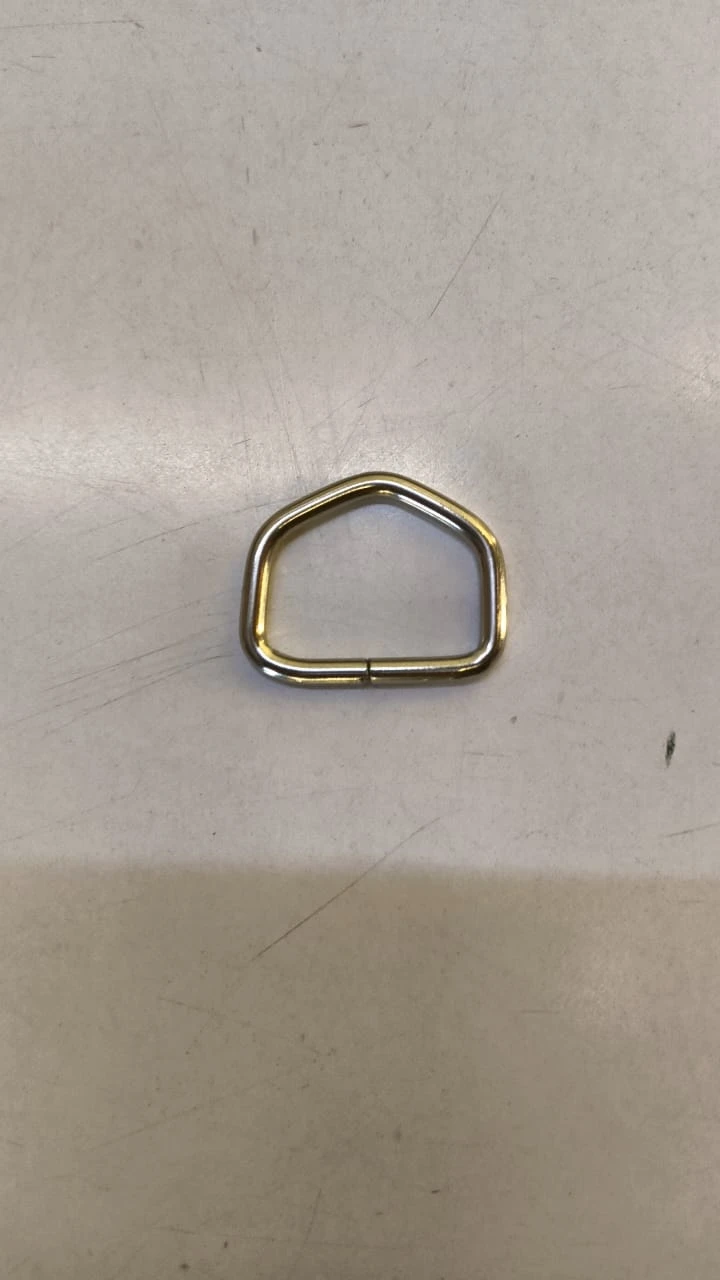 Belt Ring (Pentagon ring -1 inch)-silver (pack of 5 piece)